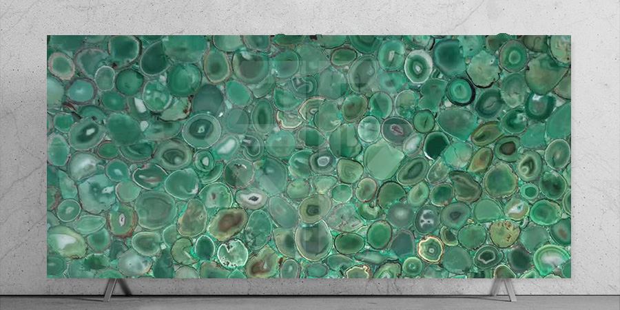 Brazilian Green Agate Slab