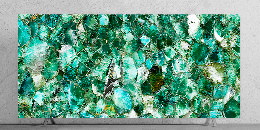 Green Fluorite Backlit