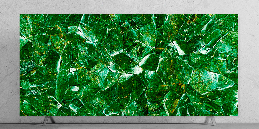 Green Quartz Backlit