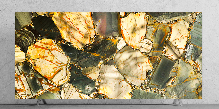 Jamaican Jasper Backlit