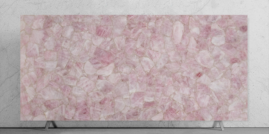 Pink Quartz Light Backlit