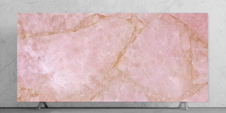 Rose Quartz Closeup