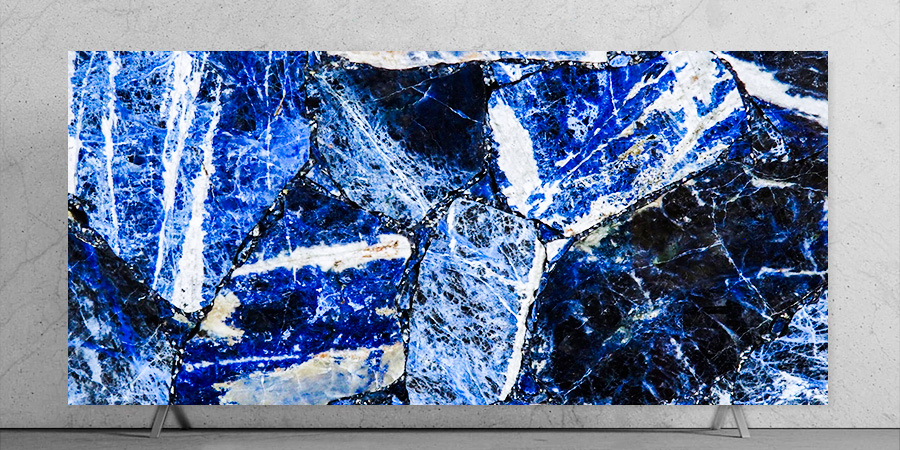 Sodalite Blue Backlit