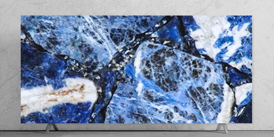 Sodalite Blue Closeup