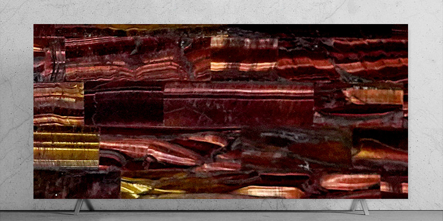 Tiger Eye Red Closeup