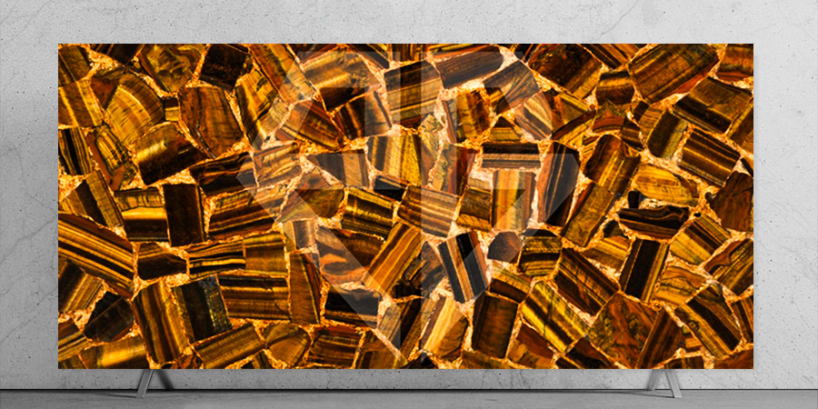 Tiger Eye Retro Backlit