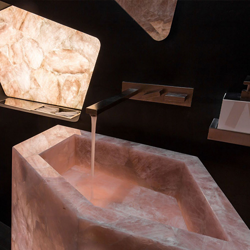 ROSE QUARTZ WASHBASIN